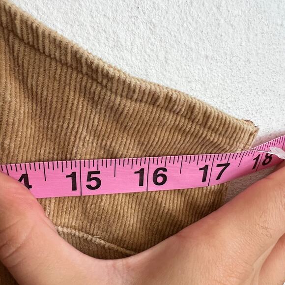 Brown Corduroy Jumpsuit 70s Inspired Retro Fall Earthy Boho Medium - Picture 5 of 11